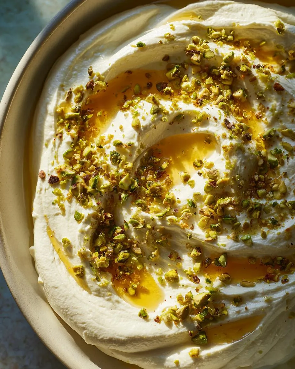 Honey and Pistachio Whipped Feta Dip - detail 2