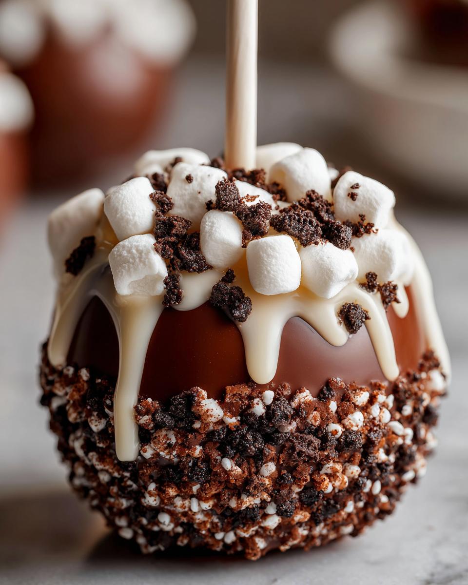 Hot Chocolate Candy Apples - detail 1