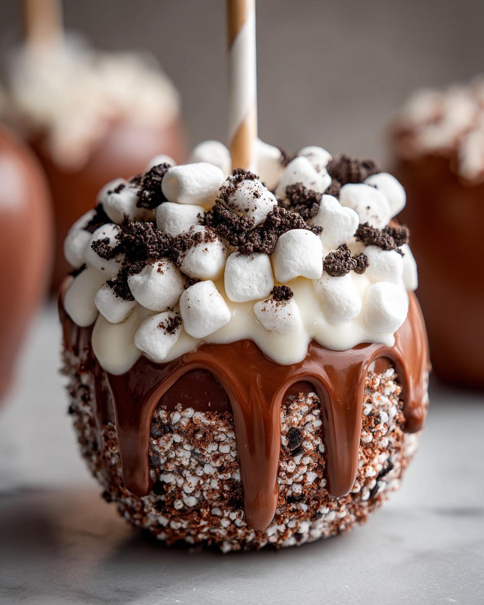 Hot Chocolate Candy Apples - detail 2