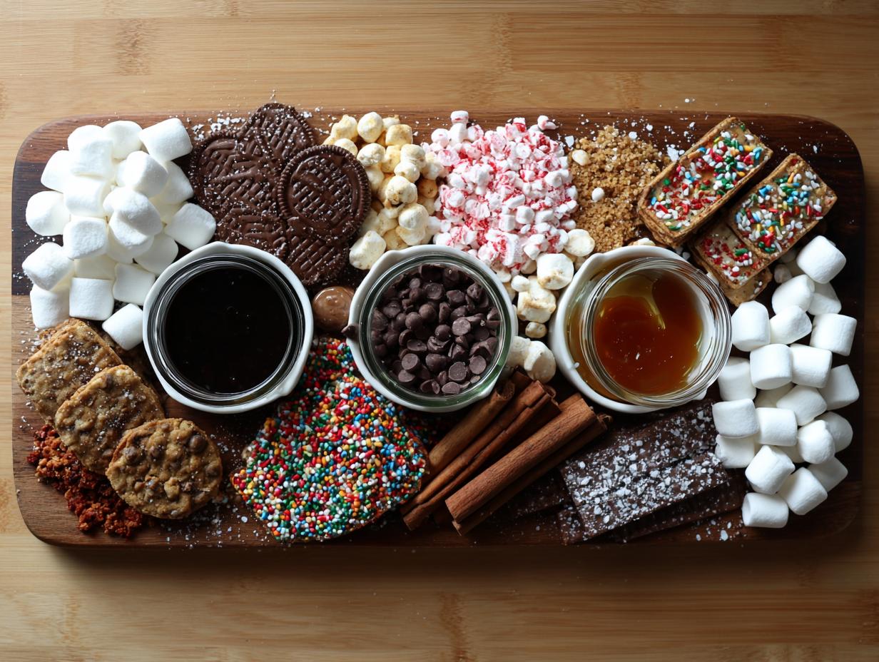 Hot Chocolate Charcuterie Board