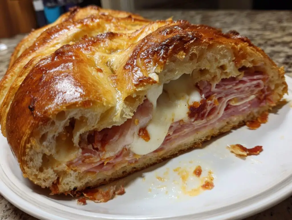 Italian Braided Stuffed Bread Recipe