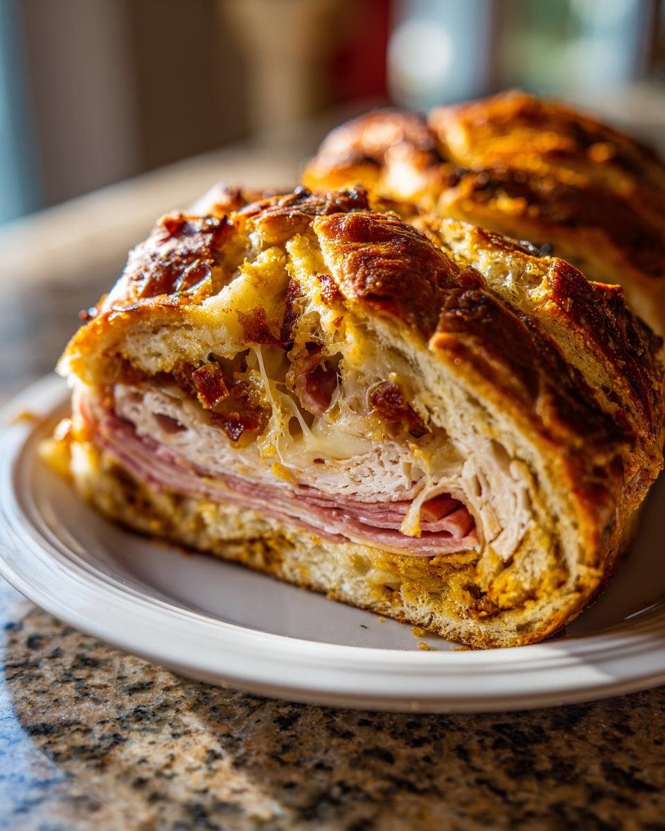 Amazing Italian Braided Stuffed Bread Recipe 1 5 Italian Braided Stuffed Bread Recipe - detail 2