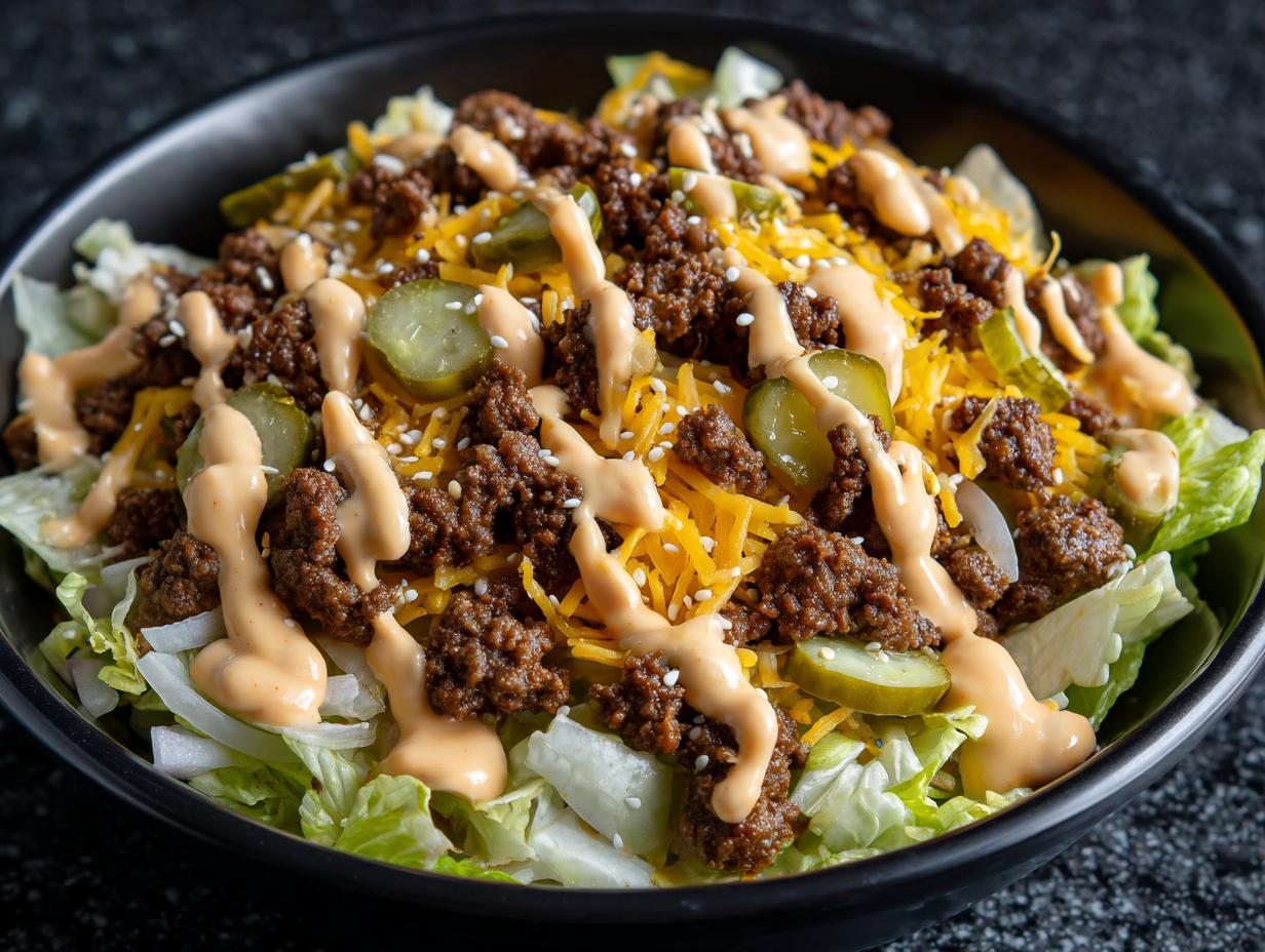 Amazing 20-min Keto Big Mac Salad fix