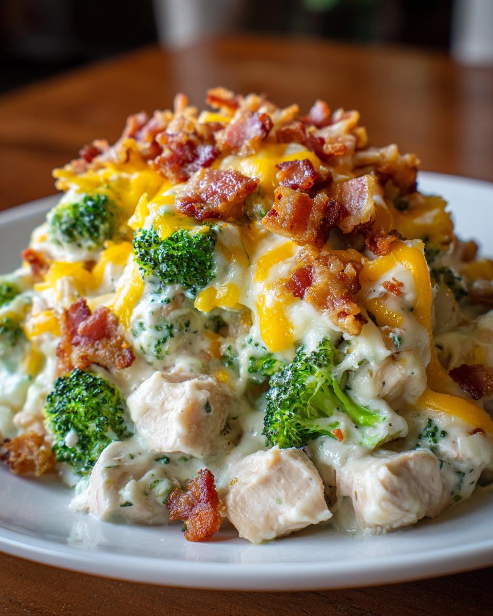 Low Carb Chicken Casserole - detail 1