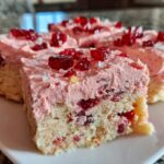 Maraschino cherry sugar cookie bars