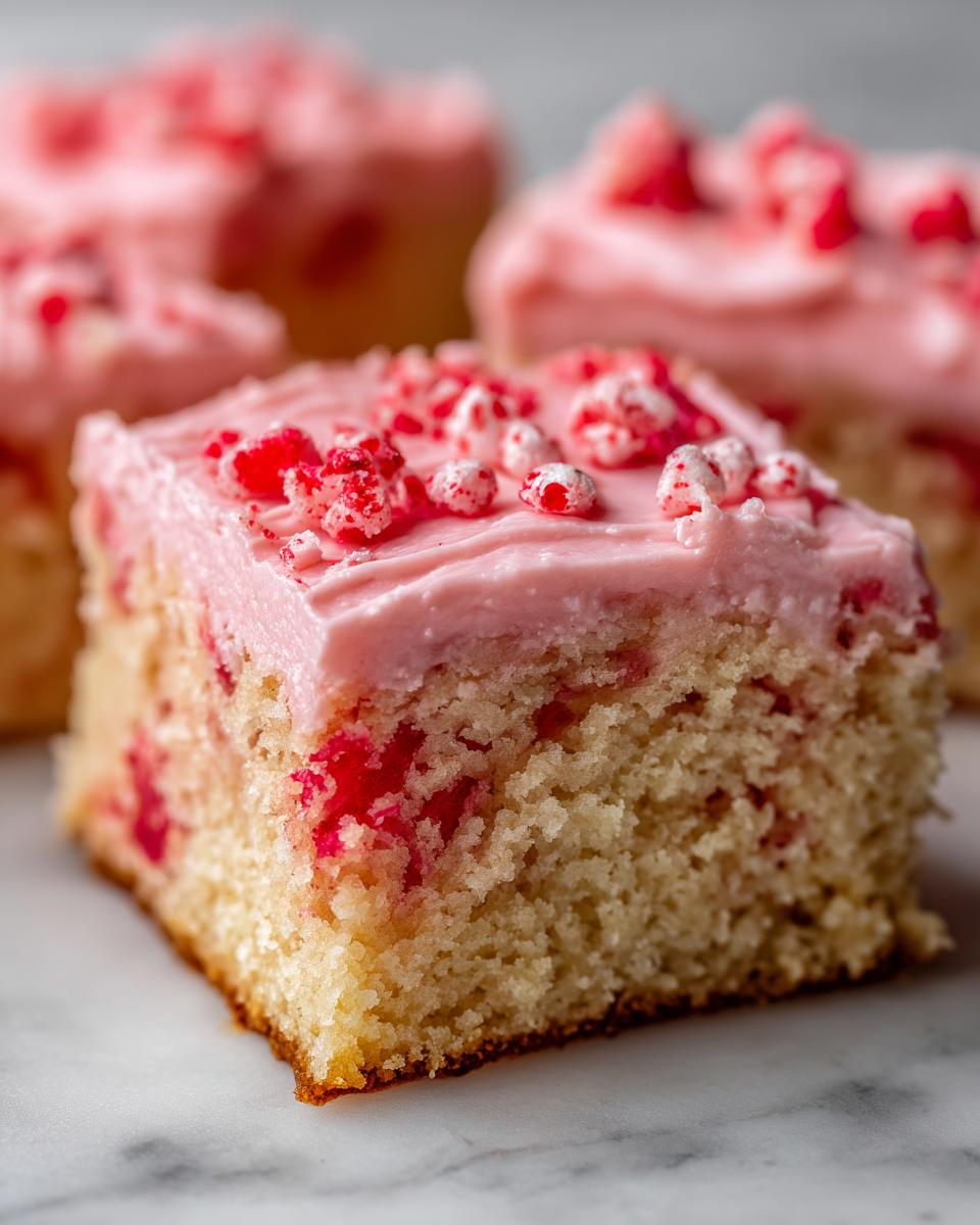 Maraschino cherry sugar cookie bars - detail 2