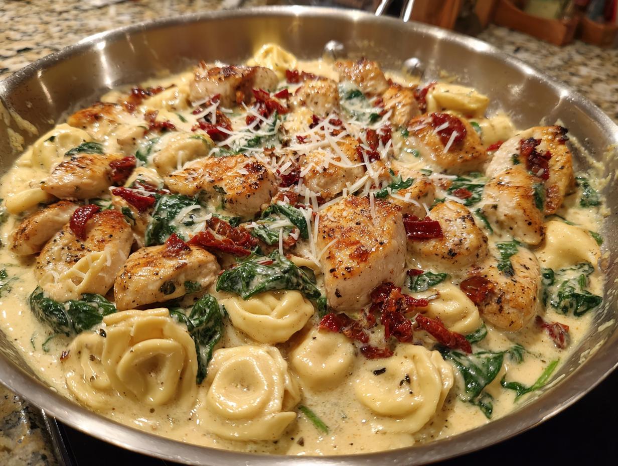 Marry Me Chicken Tortellini Magic in 20 Minutes