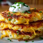 Mashed‑Potato Pancakes with Cheese