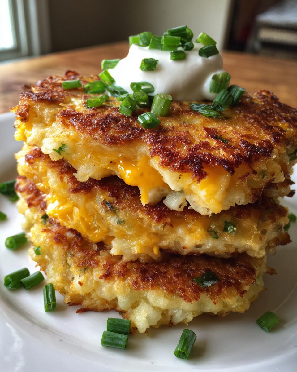 Mashed‑Potato Pancakes with Cheese - detail 2