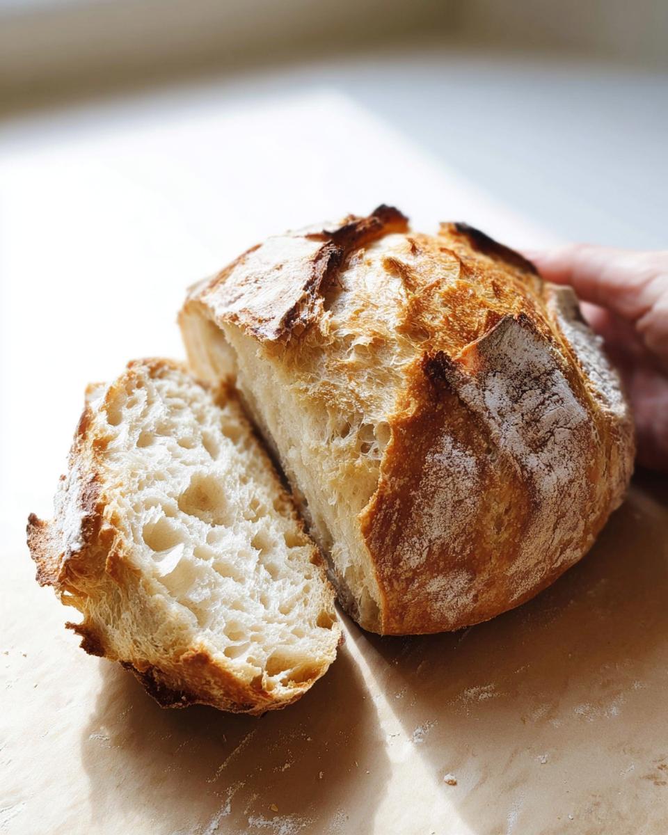 Miracle No Knead Bread: 1 Easy Loaf 5 Miracle No Knead Bread - detail 2