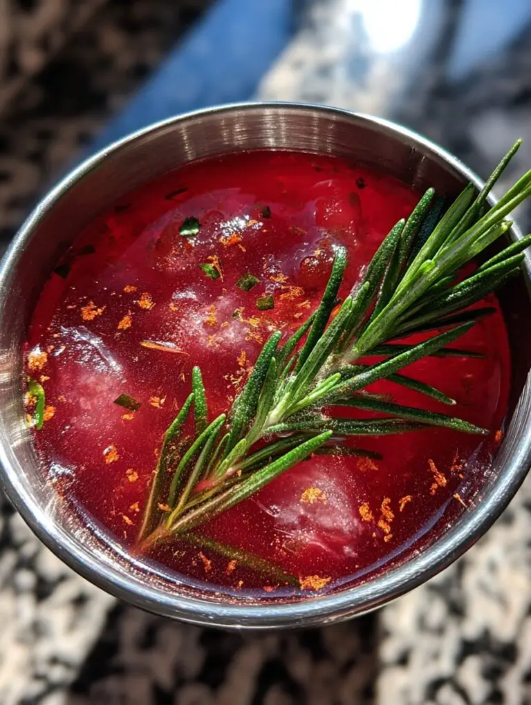 Mixing the Spiced Winter Margarita Base