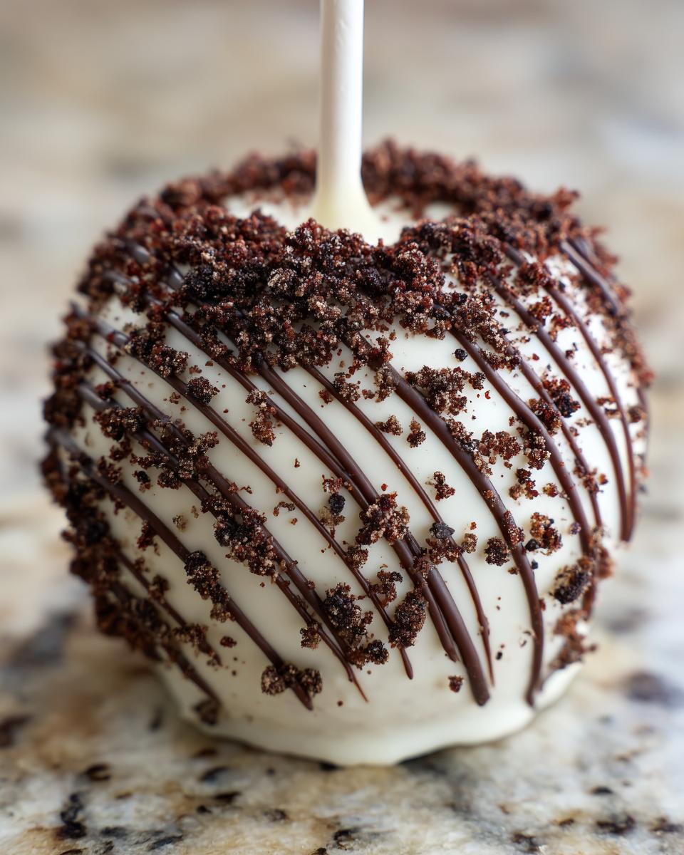 Oreo Cookies-and-Cream Candy Apples - detail 1