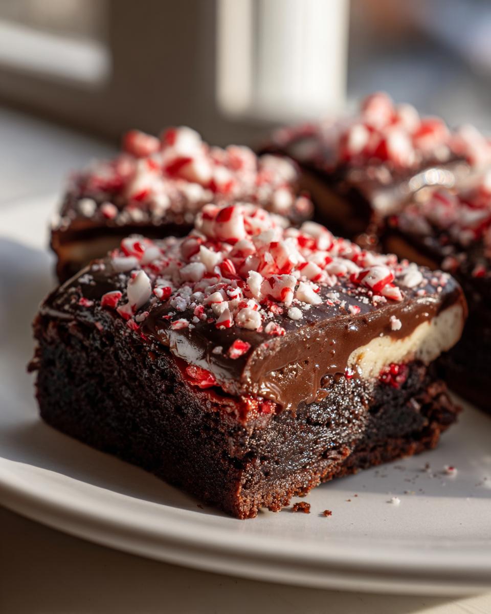 Peppermint Mocha Brownies - detail 2
