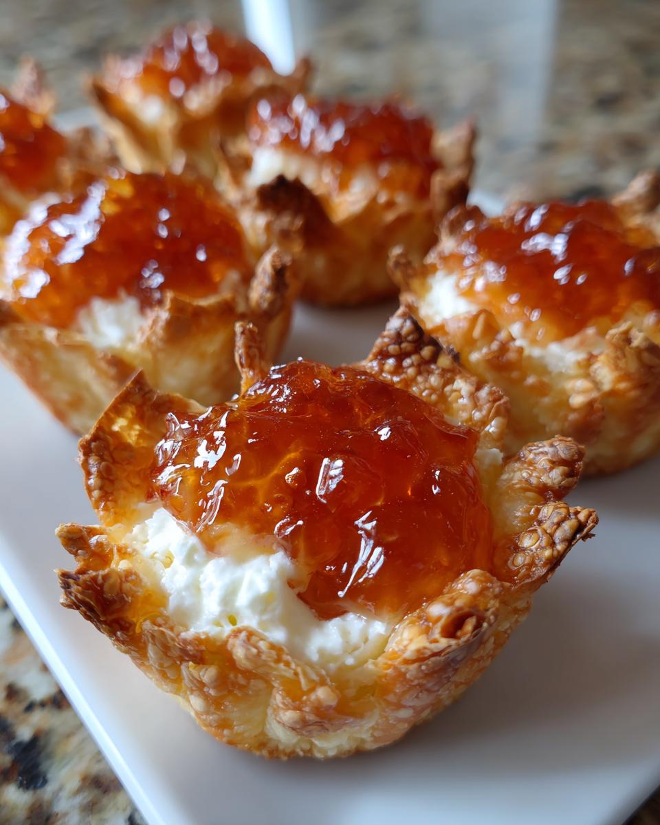 Quick Pepper Jelly Cream Cheese Appetizer Dip and Bites - detail 2
