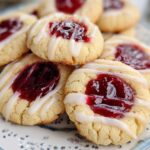 Raspberry Thumbprint Cookies​