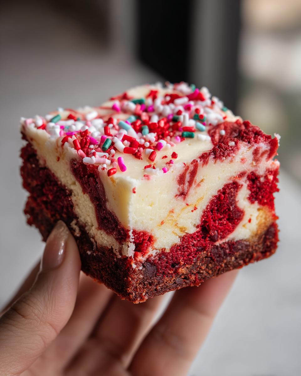 Red Velvet Cheesecake Brownies - detail 2