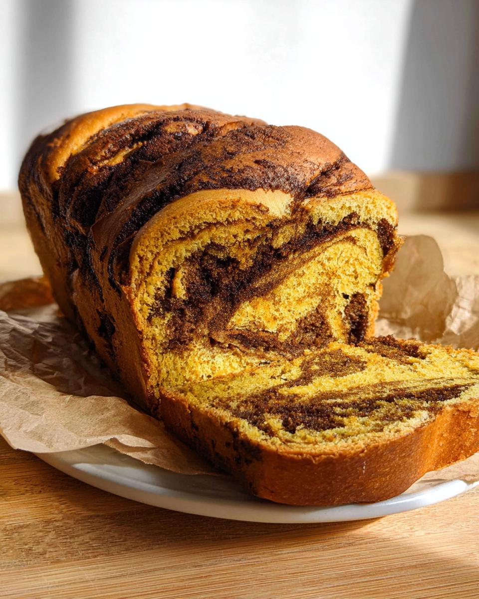 Rich Cinnamon Swirl Pumpkin Brioche Bread 20 times 4 Rich Cinnamon Swirl Pumpkin Brioche Bread - detail 1