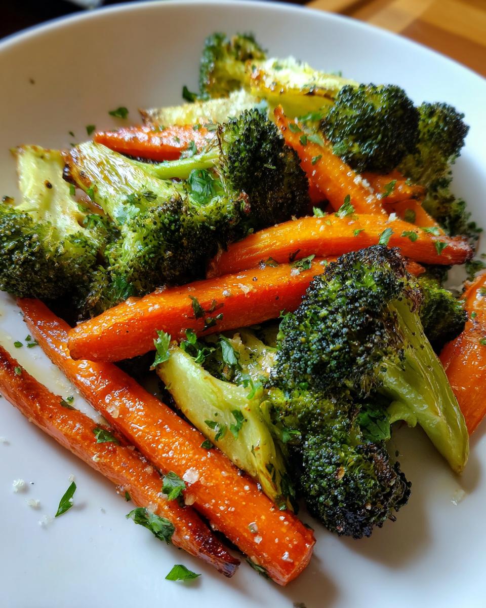 Roasted Broccoli and Carrots: 25 Minute Marvel 4 Roasted Broccoli and Carrots - detail 1