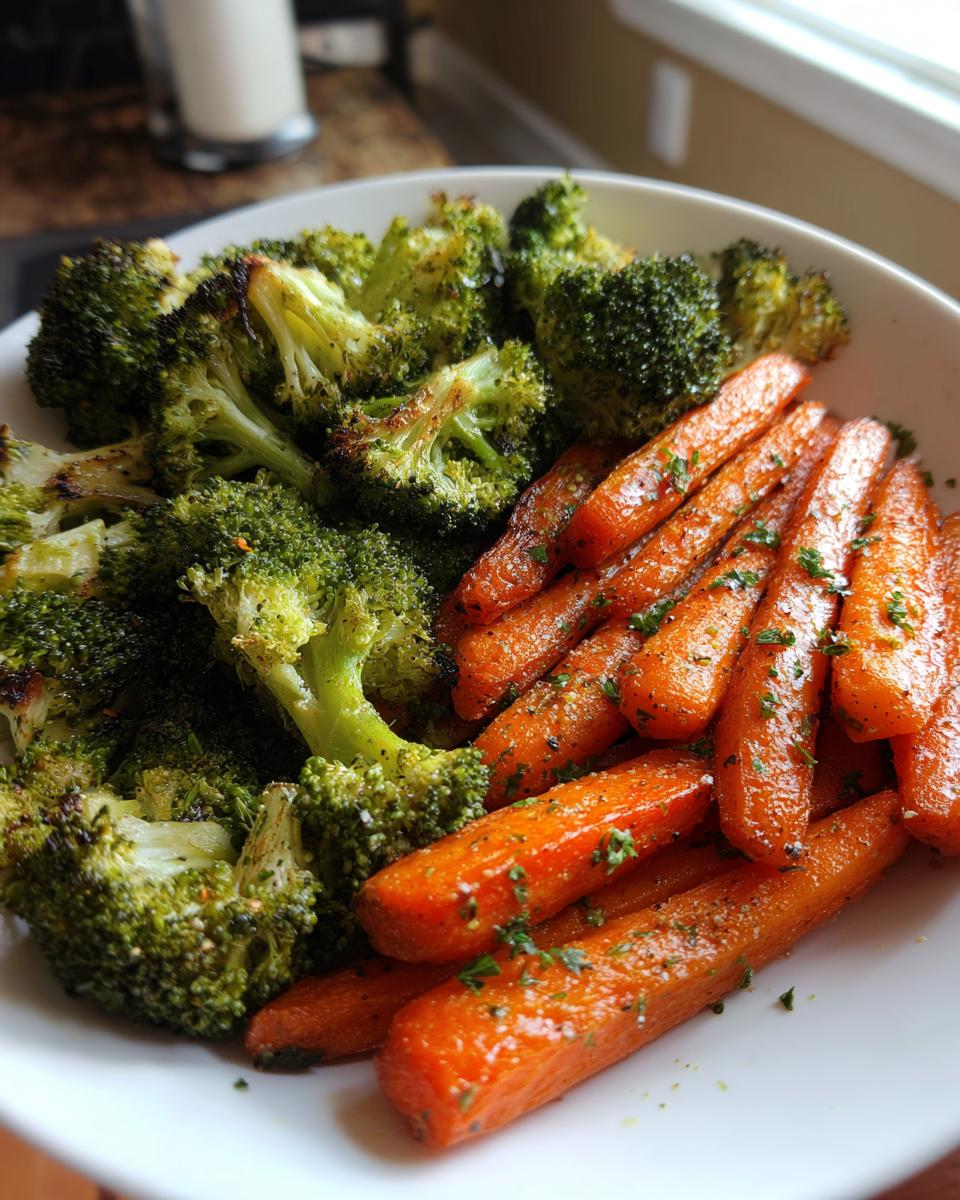 Roasted Broccoli and Carrots: 25 Minute Marvel