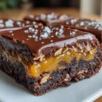 Salted Caramel Turtle Brownies