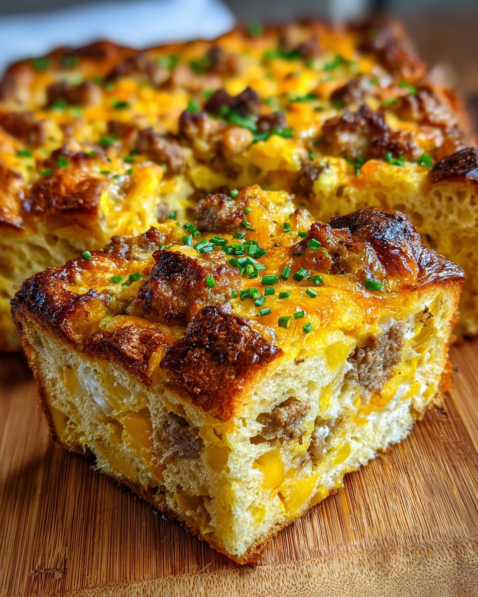 Sausage Cheese Breakfast Casserole - detail 2
