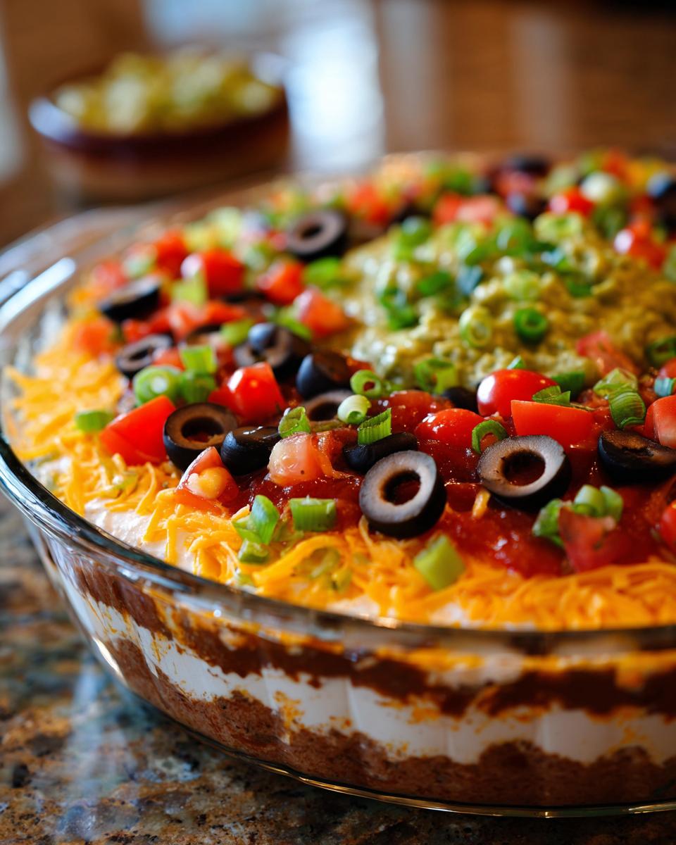 Seven Layer Dip - detail 2