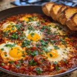 Shakshuka with Pita or Crusty Bread