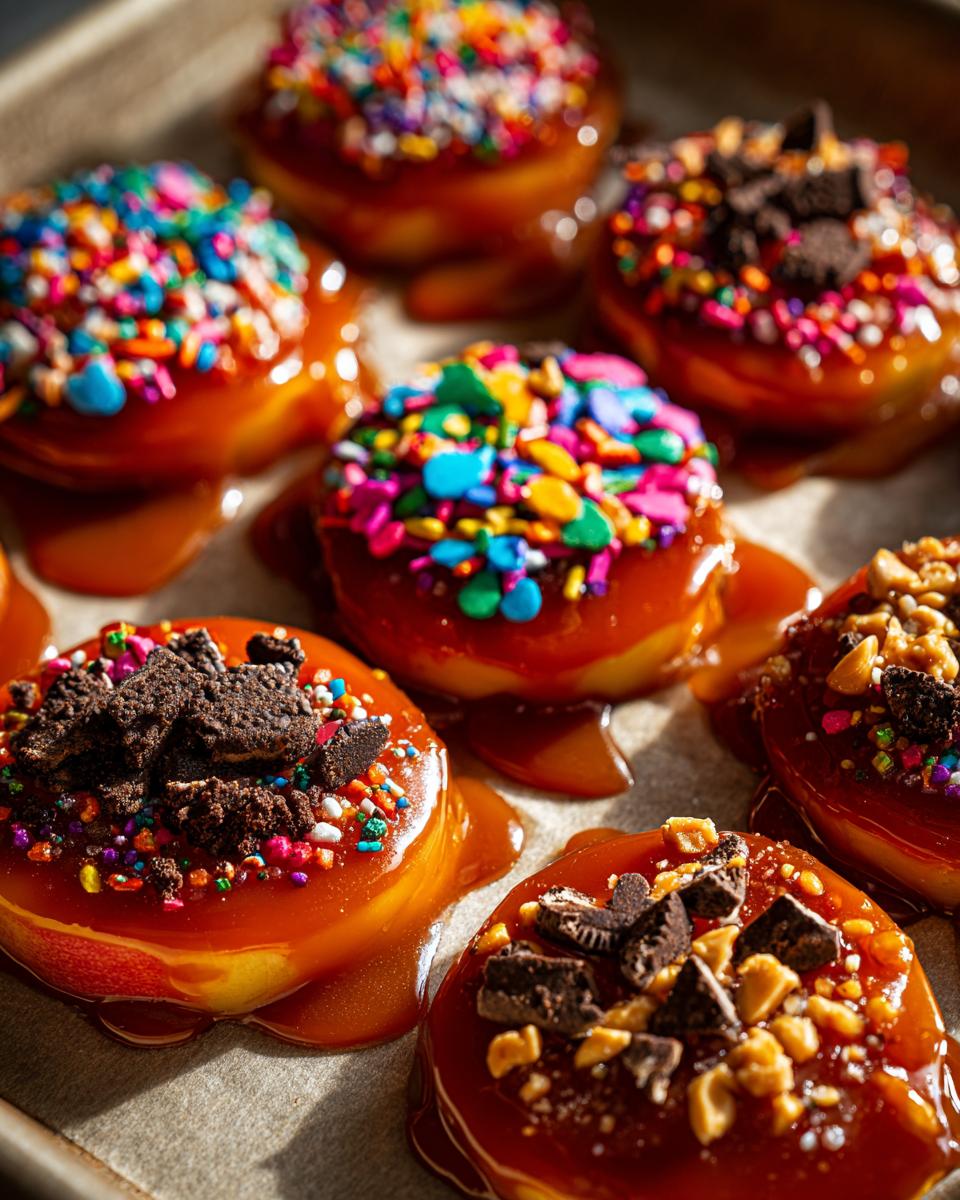 Sheet Pan Caramel Apples - detail 2