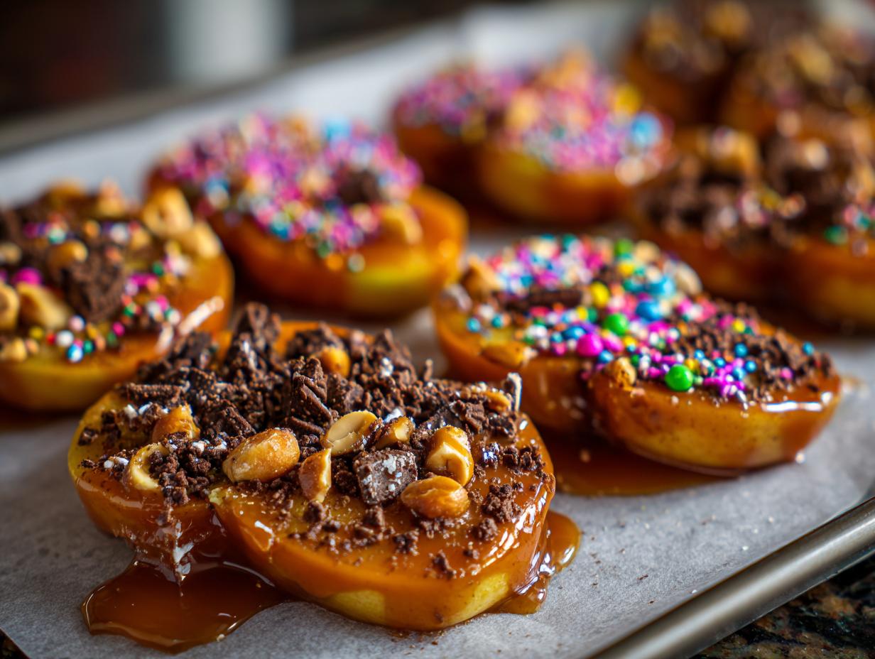 Sheet Pan Caramel Apples: 15 Minute Magic