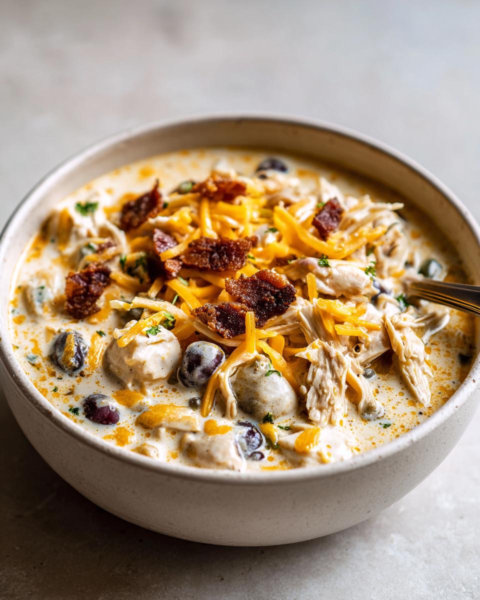 Amazing 480 calorie Slow Cooker Cream Cheese Crack Chicken Chili 4 Slow Cooker Cream Cheese Crack Chicken Chili - detail 1