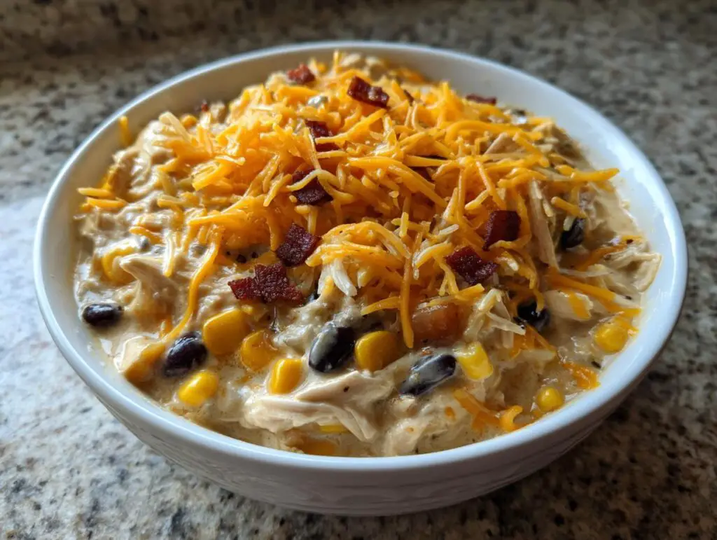 Slow Cooker Cream Cheese Crack Chicken Chili
