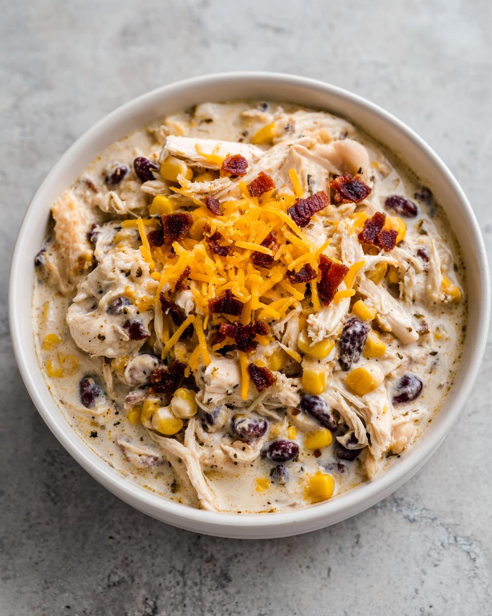 Amazing 480 calorie Slow Cooker Cream Cheese Crack Chicken Chili 5 Slow Cooker Cream Cheese Crack Chicken Chili - detail 2