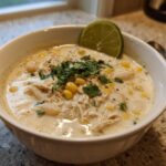 Slow Cooker Creamy Chicken White Chili