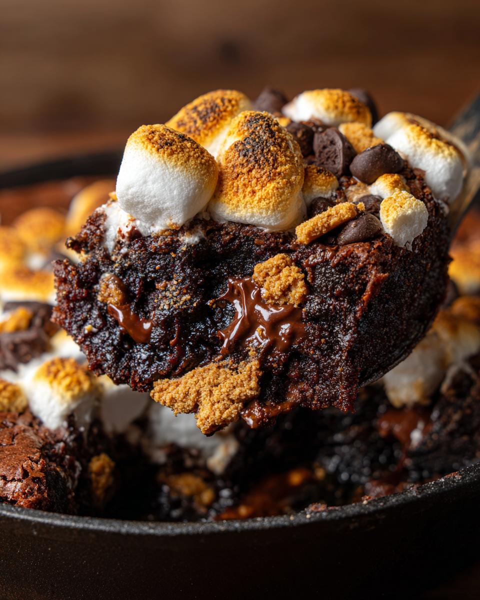 S’mores Skillet Brownies - detail 1