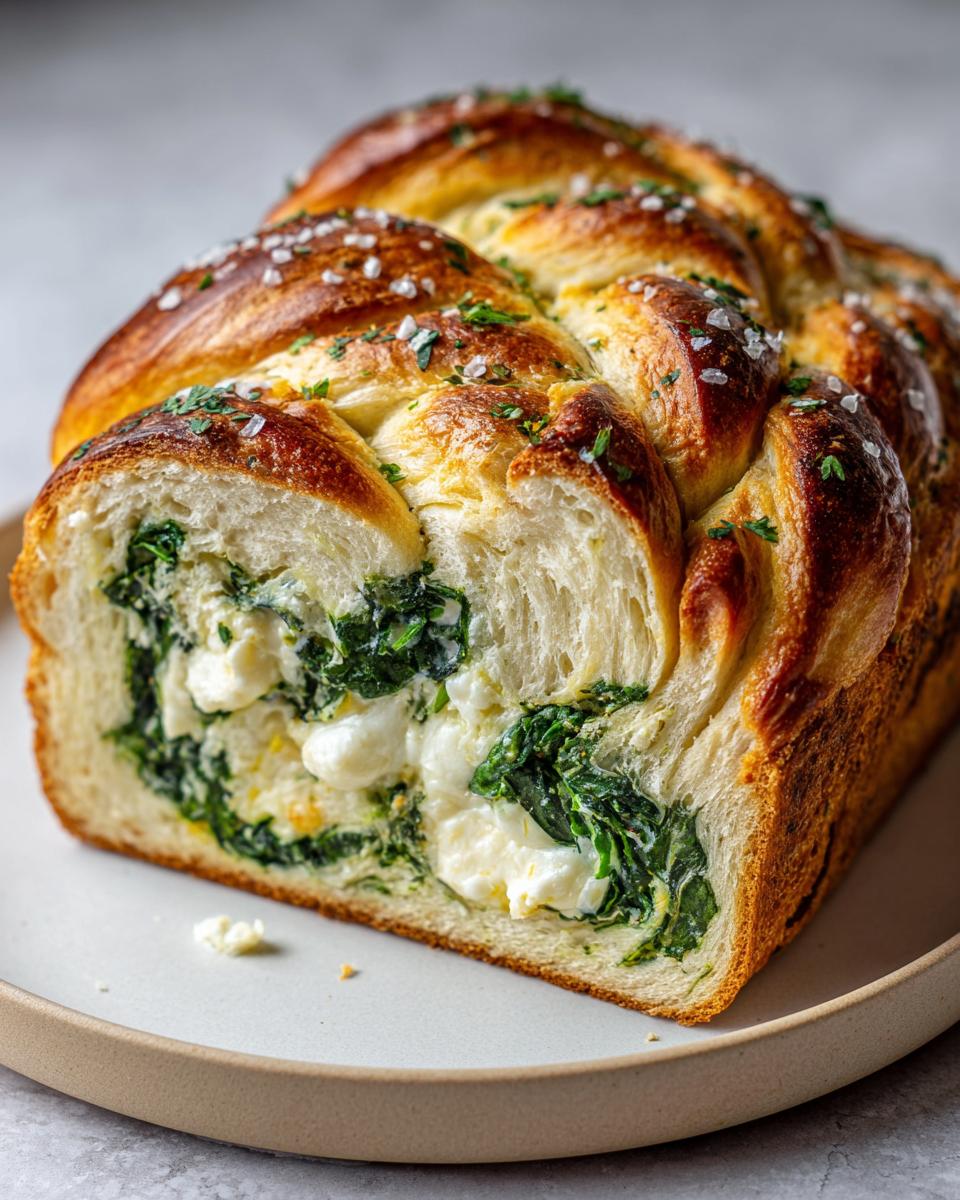 Amazing 1 Spinach and Cheese Stuffed Braided Bread 5 Spinach and Cheese Stuffed Braided Bread - detail 2