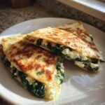 Spinach and Feta Quesadillas