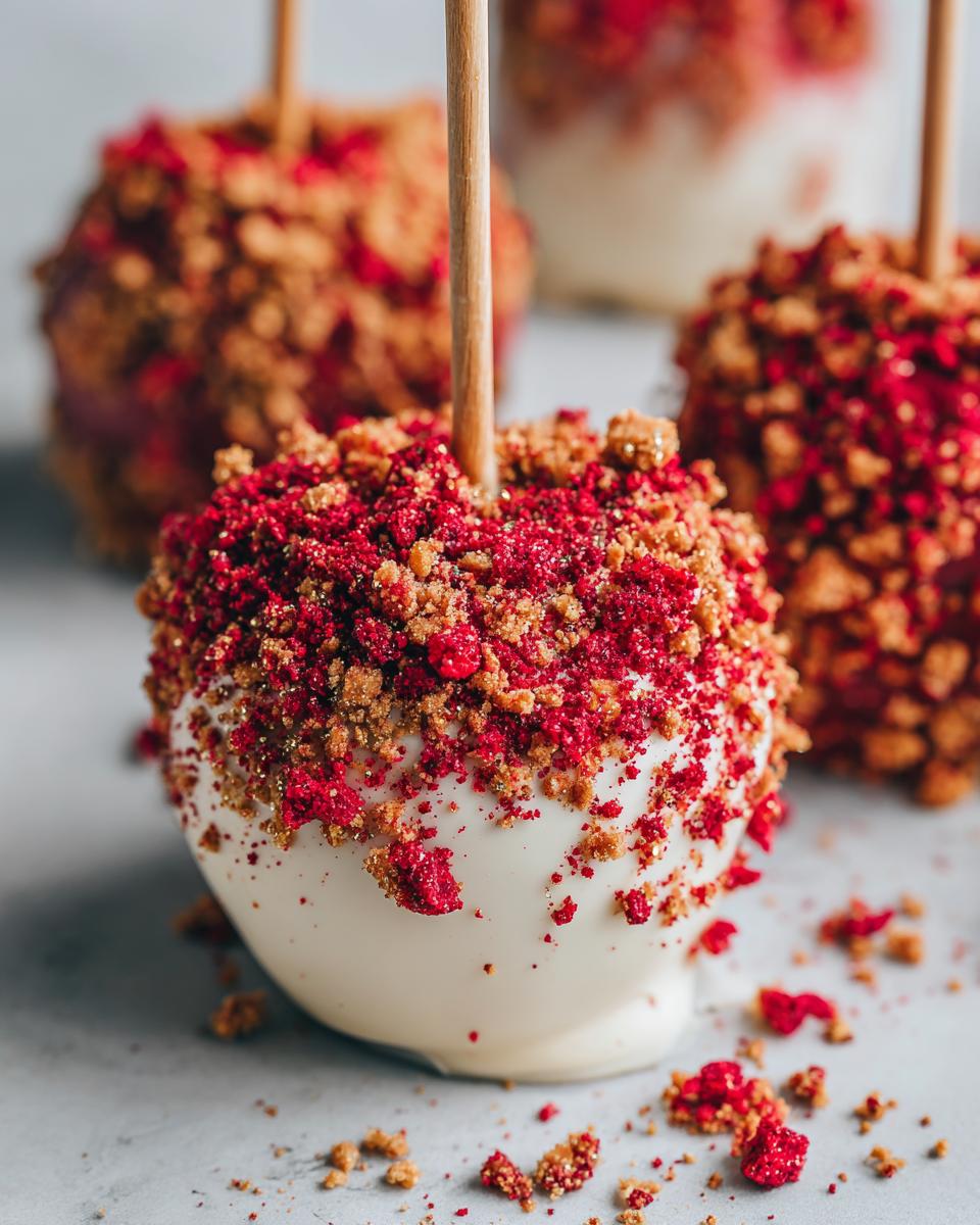 Strawberry Crunch Candy Apples - detail 2