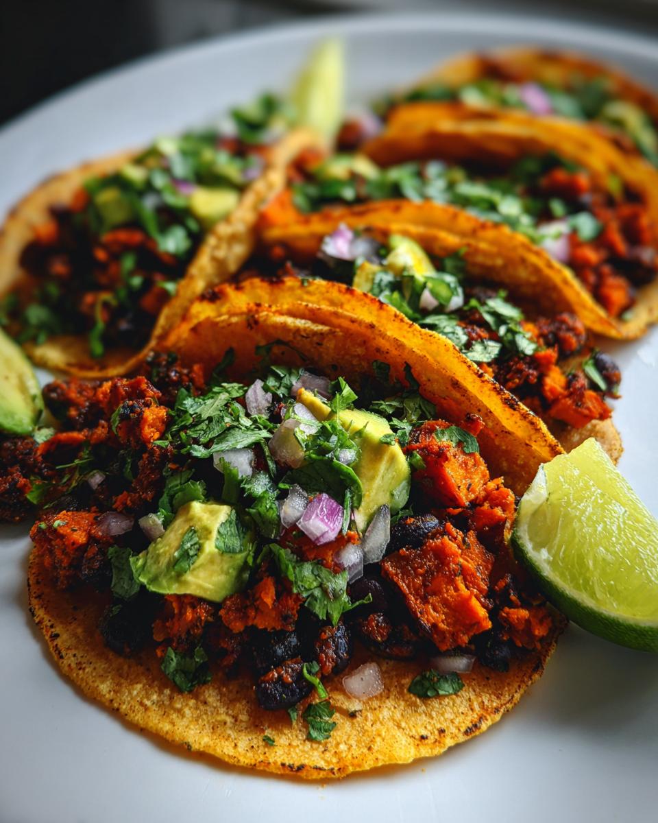 Sweet Potato Black Bean Breakfast Tacos - detail 1
