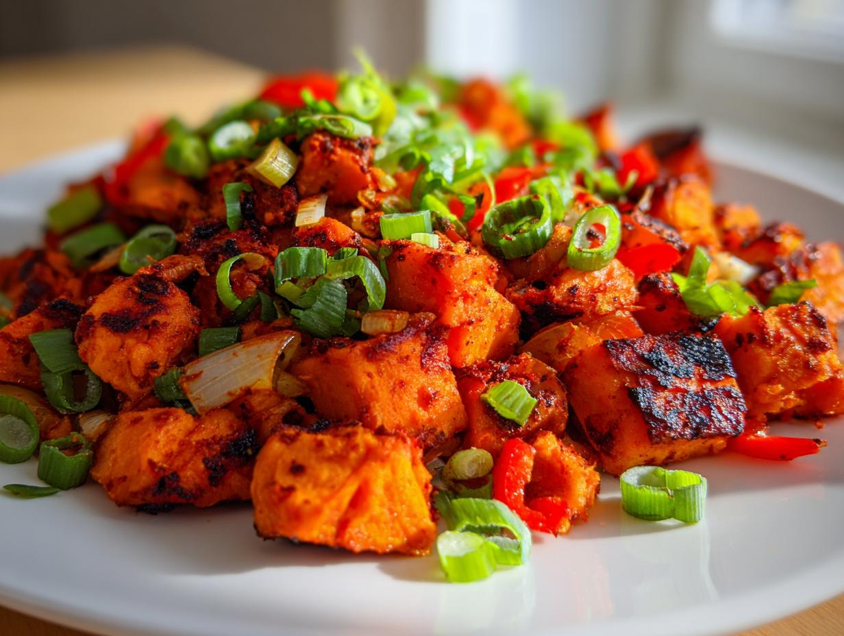 30 Minute Sweet Potato Hash with Chili Spice Magic