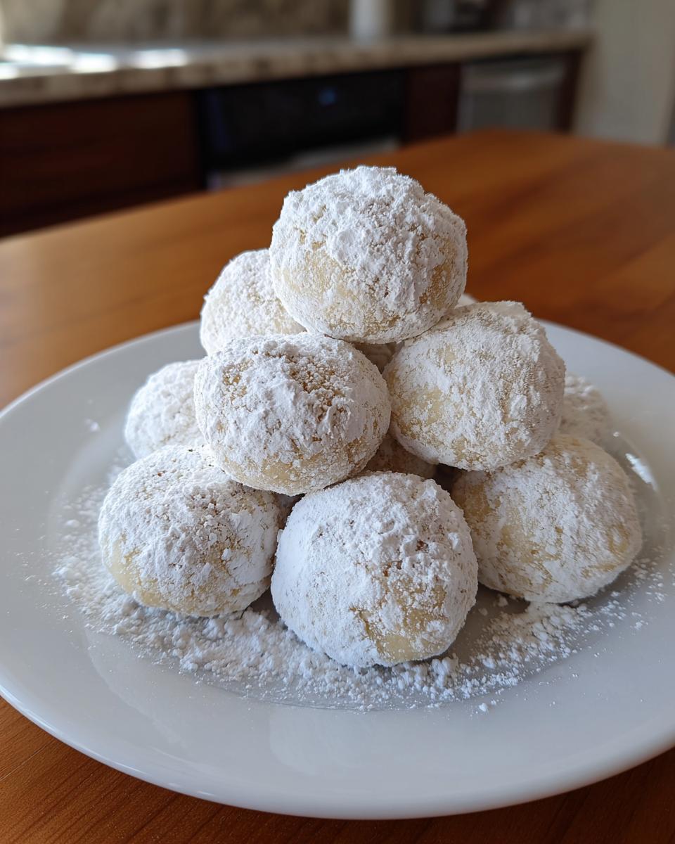 Sweetened Condensed Milk Snowball Cookies - detail 2