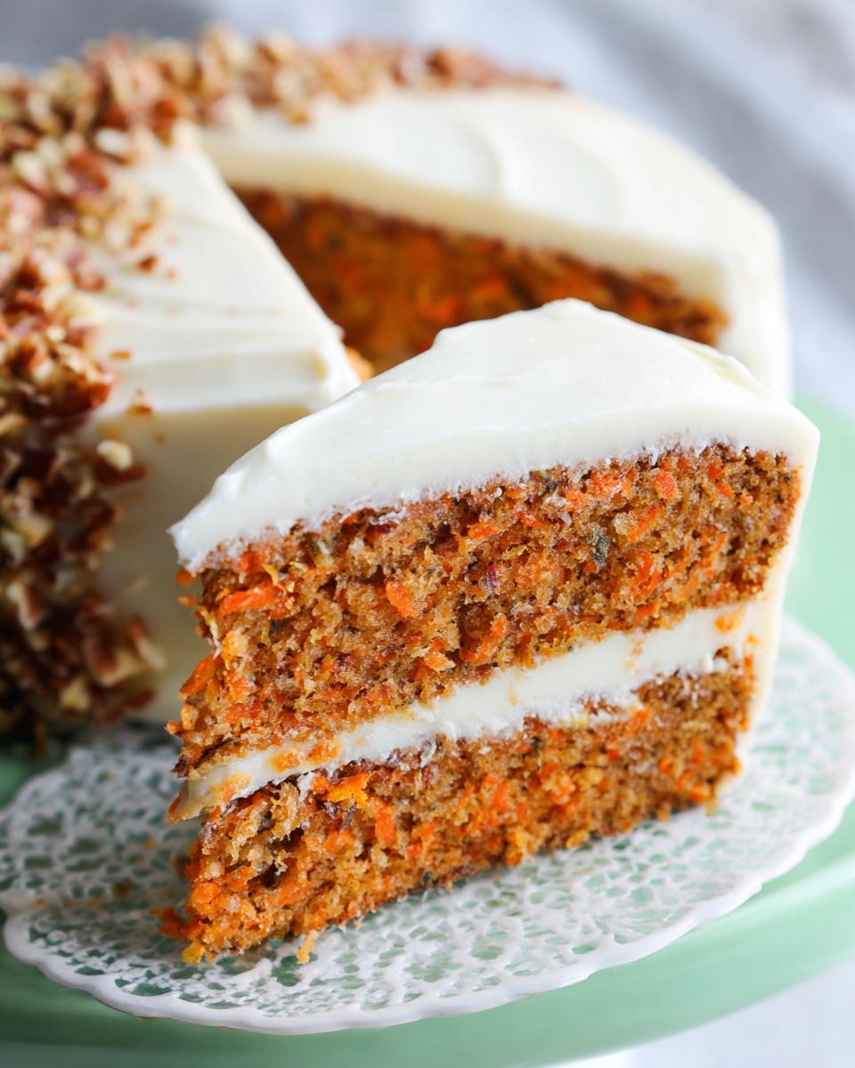 The BEST Carrot Cake with Cream Cheese Frosting - detail 3