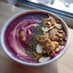 Thick Smoothie Bowl with Seeds and Nut Butter