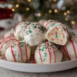 Tree Cake Truffles with Little Debbies Cakes for holiday