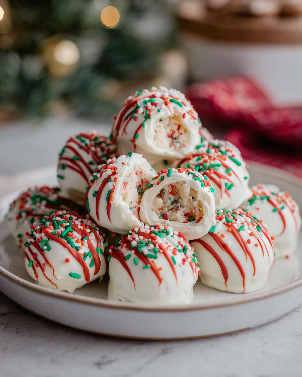 Tree Cake Truffles with Little Debbies Cakes for holiday - detail 2