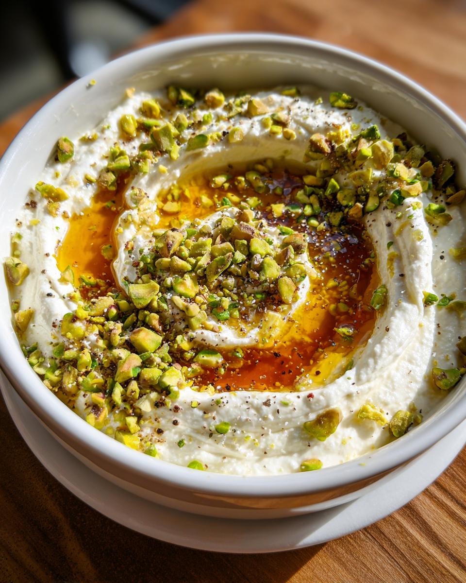 Whipped Feta with Honey Dip - detail 2