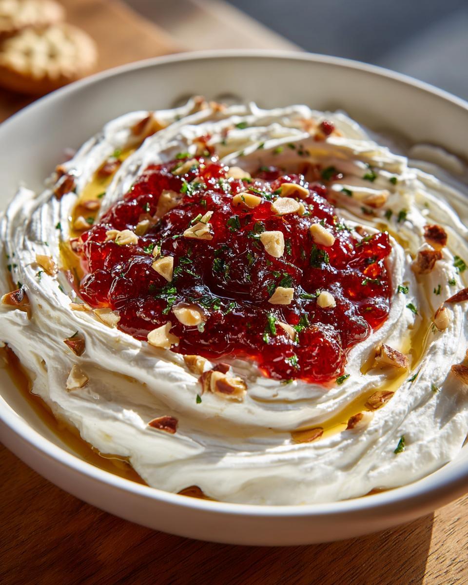 Whipped Feta with Pepper Jelly (10-Minute Appetizer) - detail 1