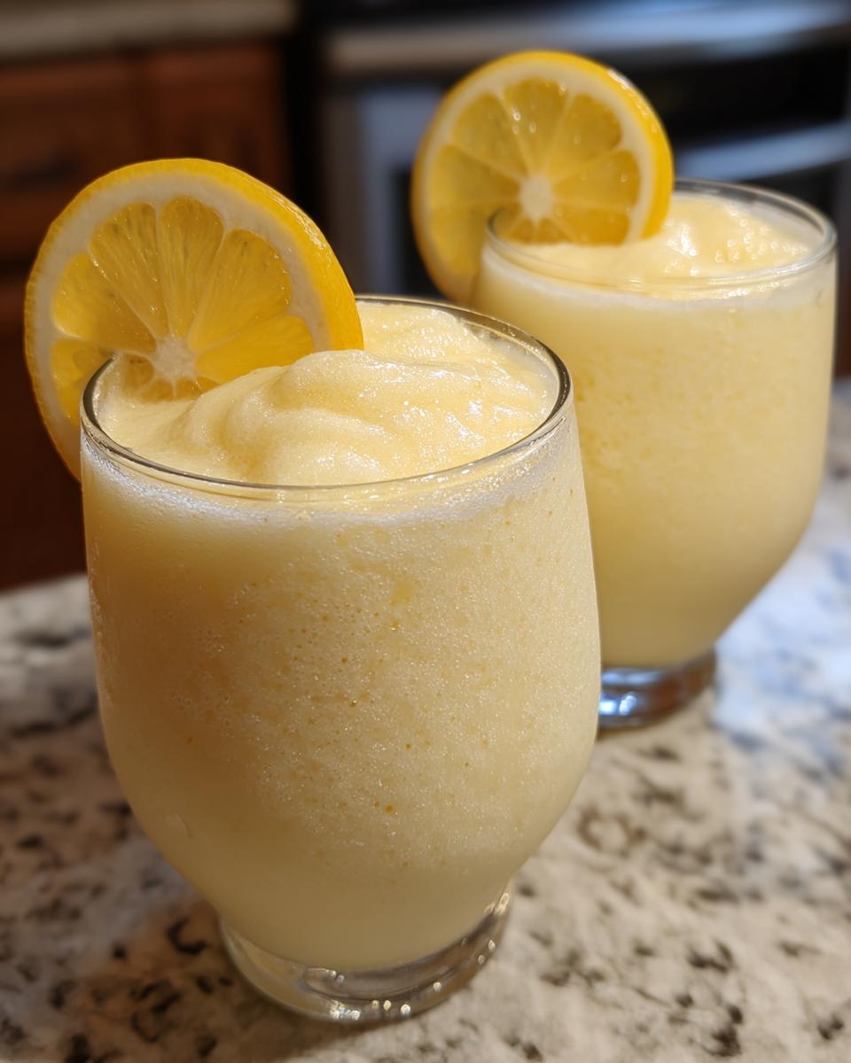 Whipped Frozen Lemonade - detail 2