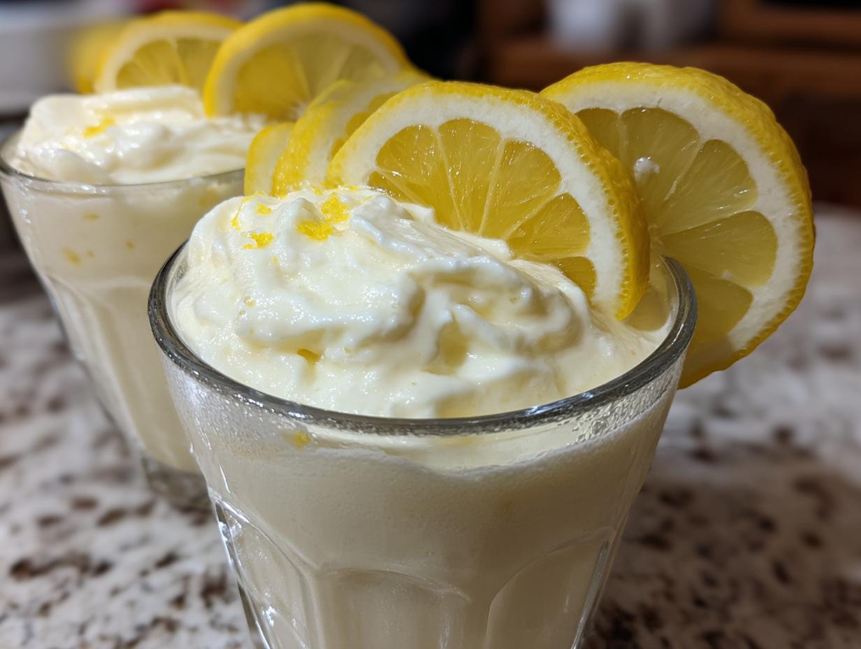 3 Minute Amazing Whipped Frozen Lemonade