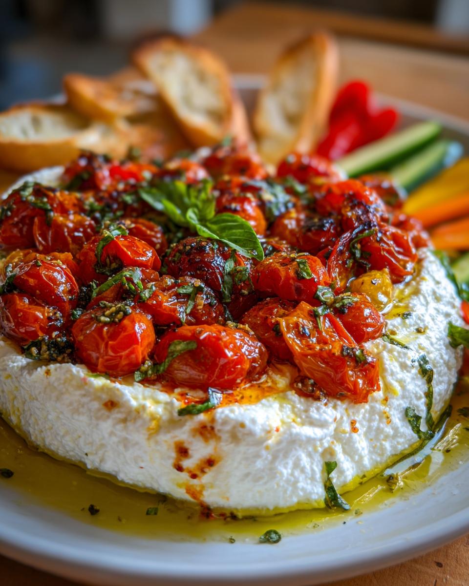 Whipped Ricotta Board with Roasted Cherry Tomatoes - detail 1