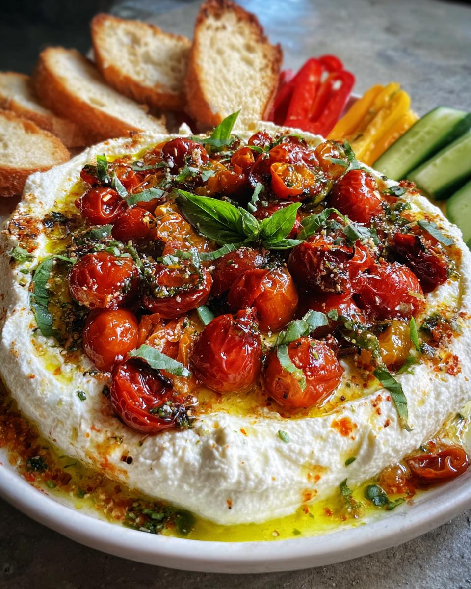Whipped Ricotta Board with Roasted Cherry Tomatoes - detail 2